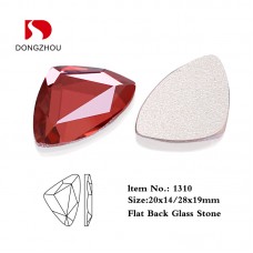 DZ 1310 triangle shape with 2 hole flatback stone 